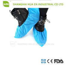 Disposable White Blue Green Pe Cpe Pp Sms Microporous Shoe Cover